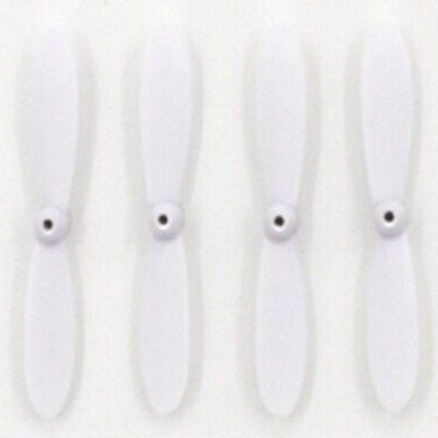 4 Pcs Universal Spare Propeller RC Quadcopter Spare Parts 2-blade Propeller 2 Positive 2 Contrary Set Color:White   